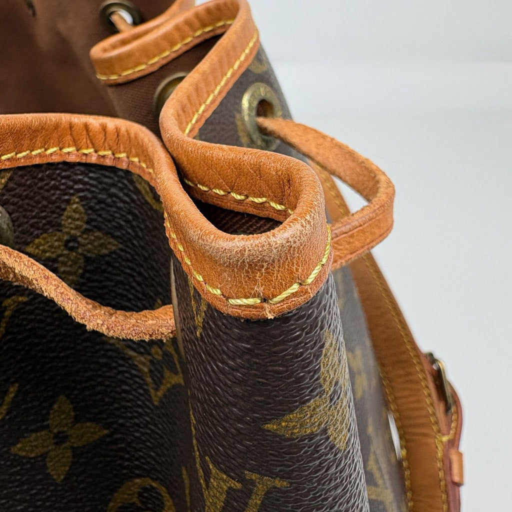 Louis Vuitton Noe Shoulder Bag Drawstring Monogram Brown — view 6