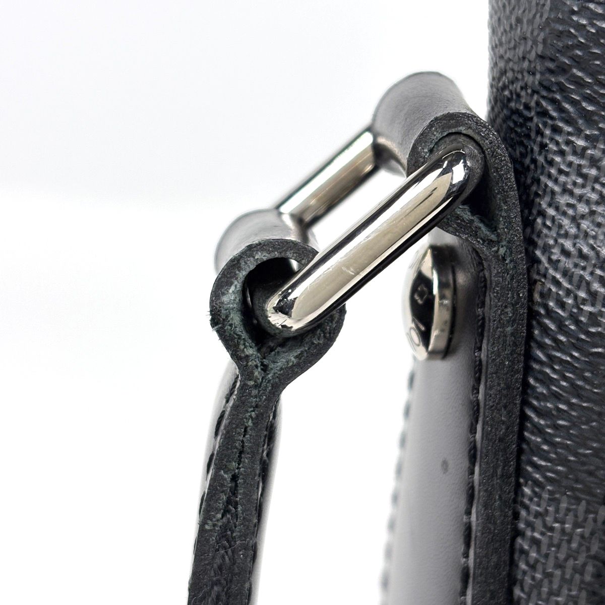 Louis Vuitton Daniel MM Shoulder Bag Damier Graphite Black — view 5