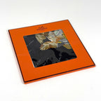 Hermes Carre 90 L'intrus Scarf Intruder Silk Black Multicolor — view 4