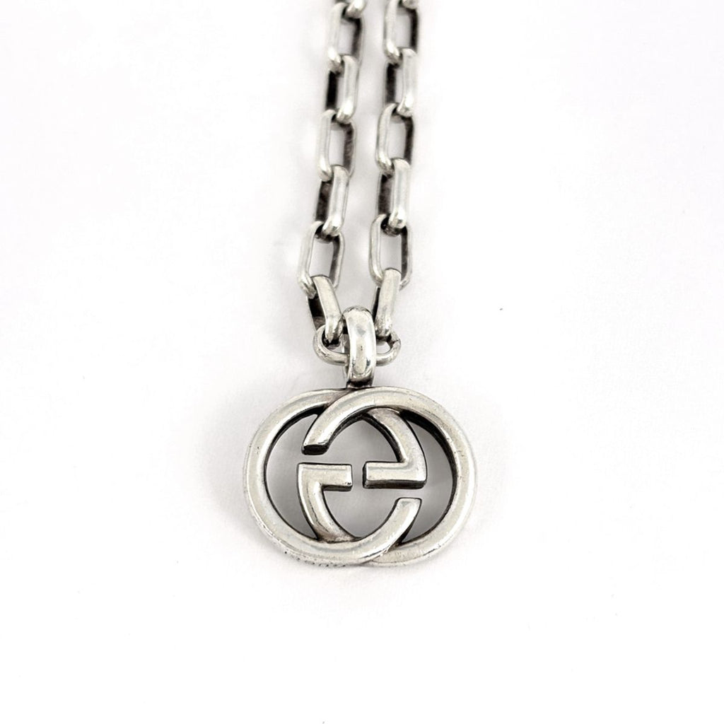 Gucci Necklace Interlocking G 925 Sterling Silver — view 2