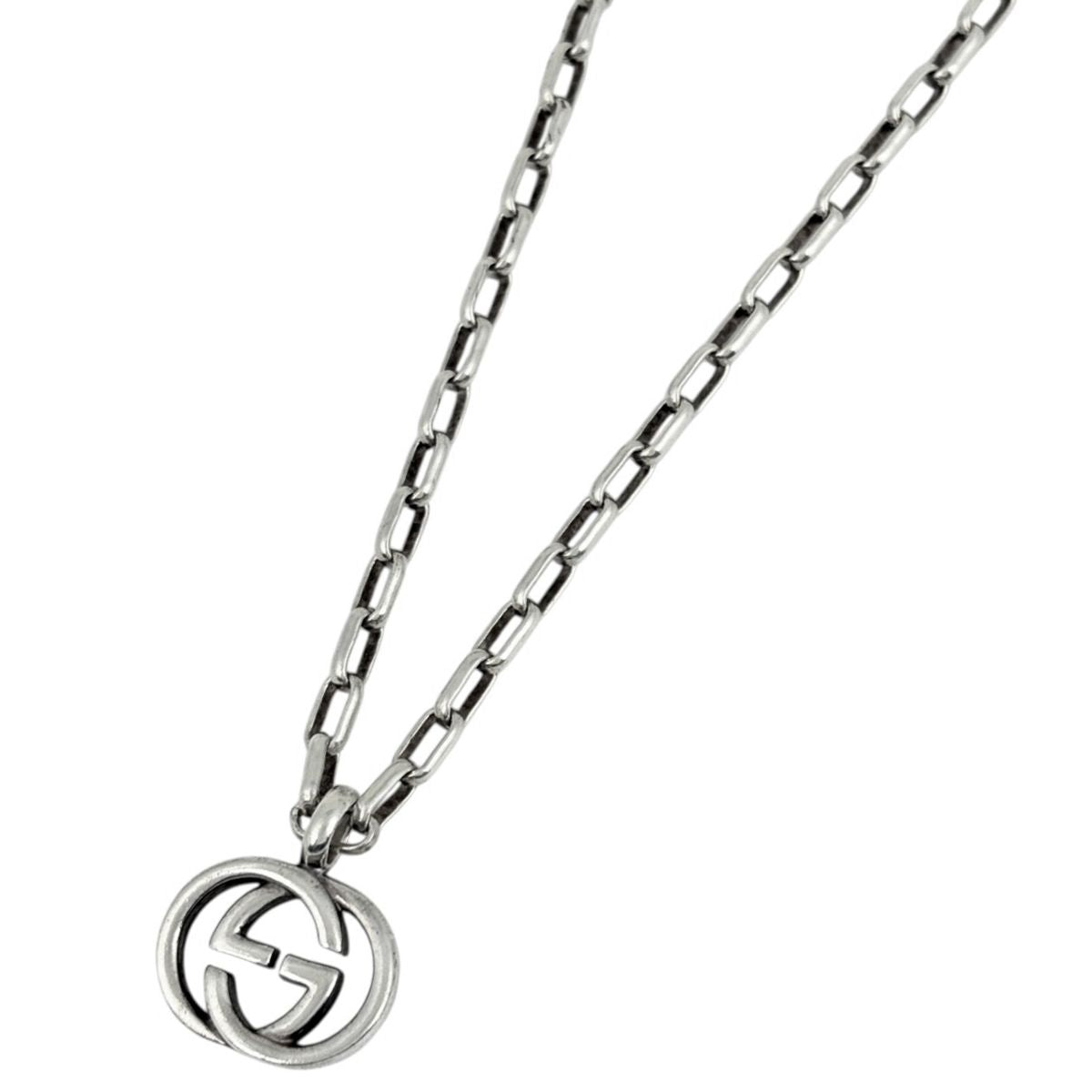 Gucci Necklace Interlocking G 925 Sterling Silver