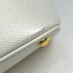 Prada Handbag Double Saffiano Leather White — view 3