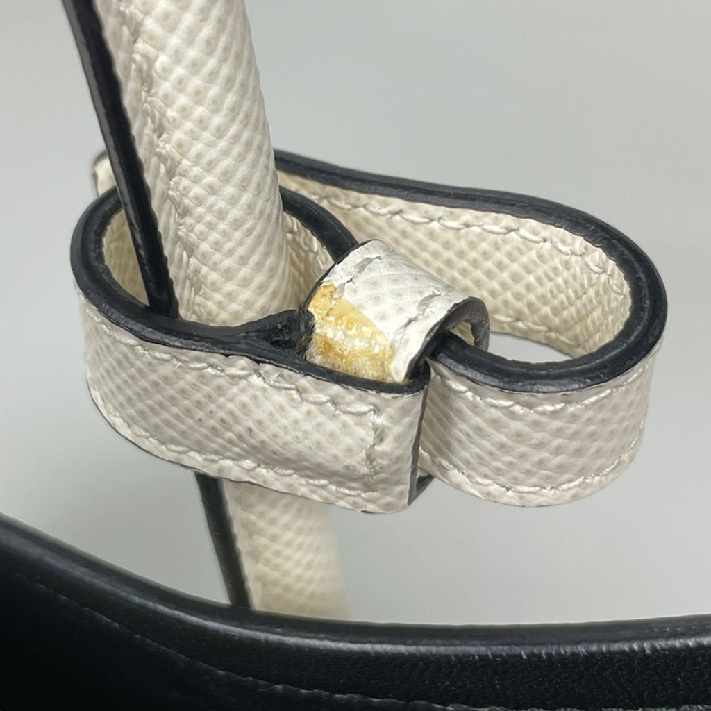 Prada Handbag Double Saffiano Leather White — view 6