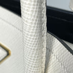 Prada Handbag Double Saffiano Leather White — view 5