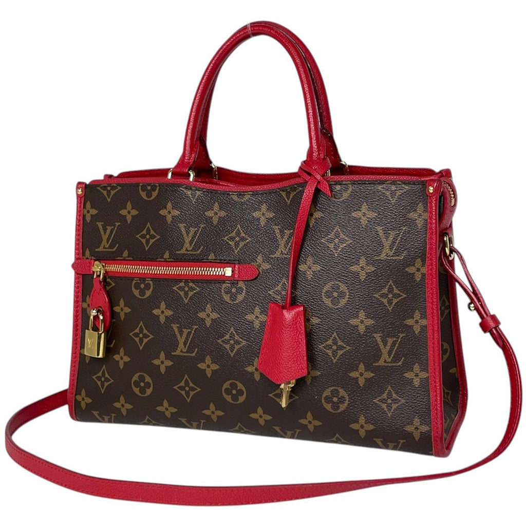 Louis Vuitton Popincourt PM Handbag 2-Way Monogram Rouge