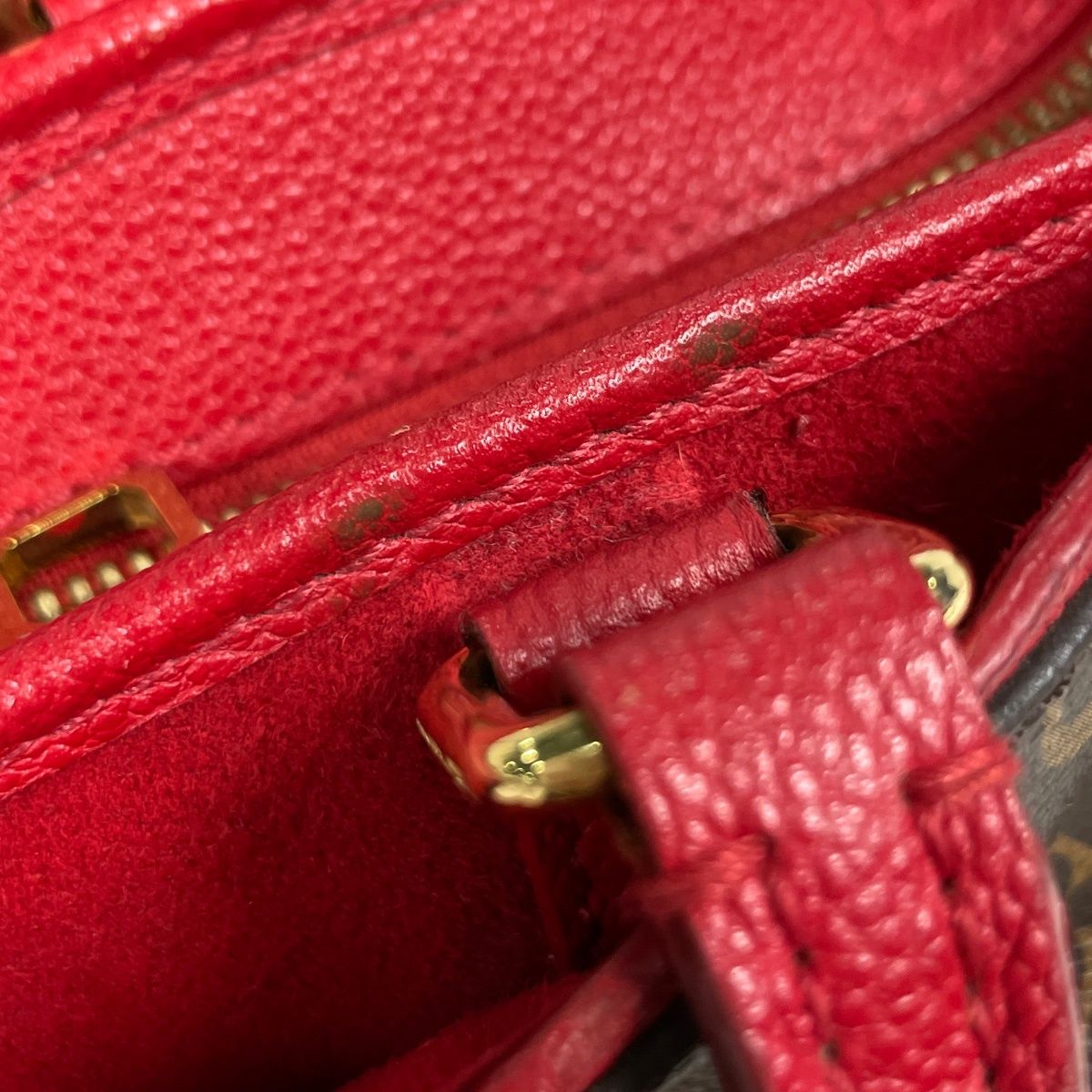 Louis Vuitton Popincourt PM Handbag 2-Way Monogram Rouge — view 6