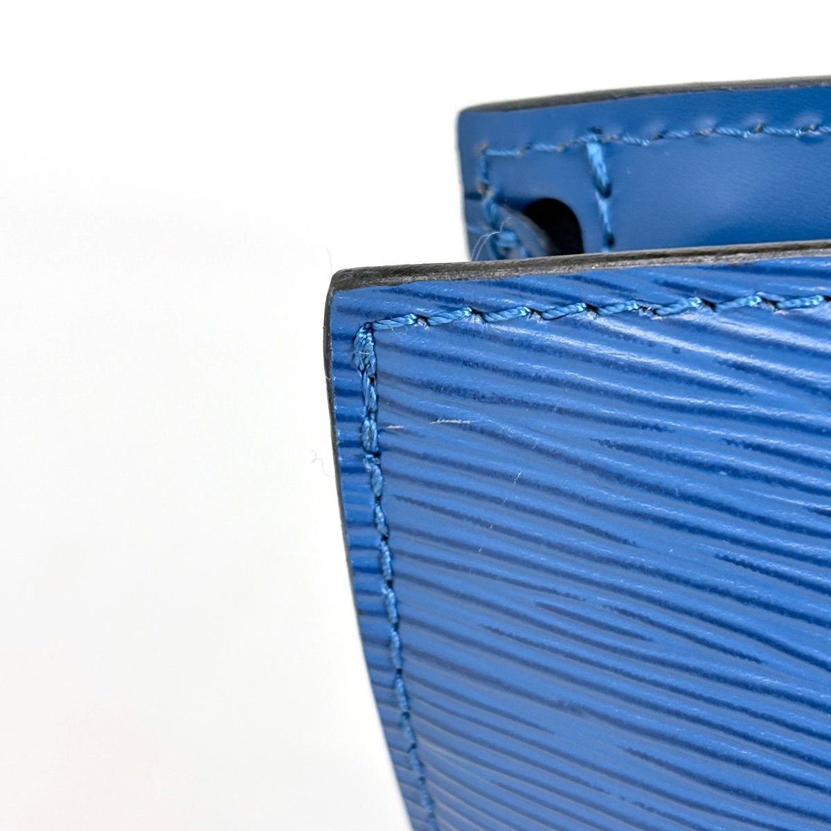 Louis Vuitton Saint Jacques Shoulder Bag Epi Toledo Blue — view 5