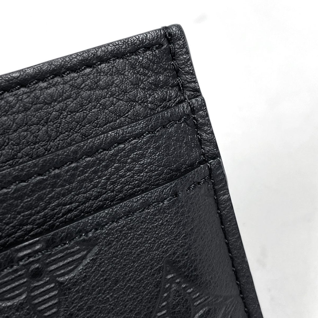 Louis Vuitton Card Case Double Monogram Shadow Noir — view 4