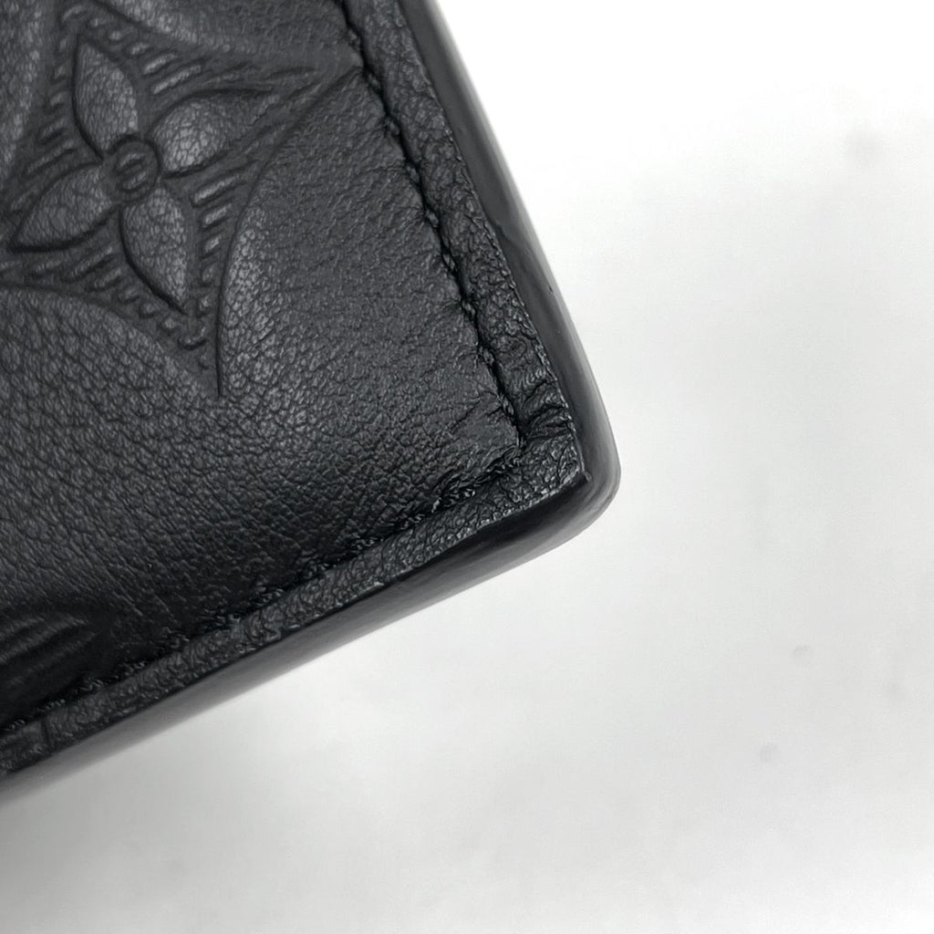 Louis Vuitton Card Case Double Monogram Shadow Noir — view 3