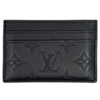 Louis Vuitton Card Case Double Monogram Shadow Noir