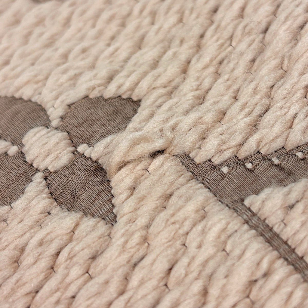 Louis Vuitton Logomania Scarf Monogram Fringe Wool Silk Ecru — view 3