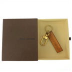 Louis Vuitton x Supreme Brown Gold Vachetta Leather Metal Key Holder — view 7