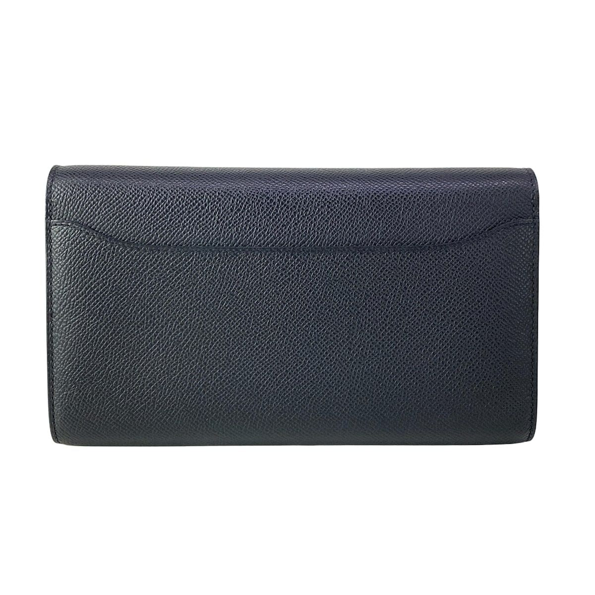 Hermes Wallet Constance Long to Go Black Gold — view 2