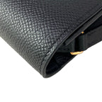 Hermes Wallet Constance Long to Go Black Gold — view 8