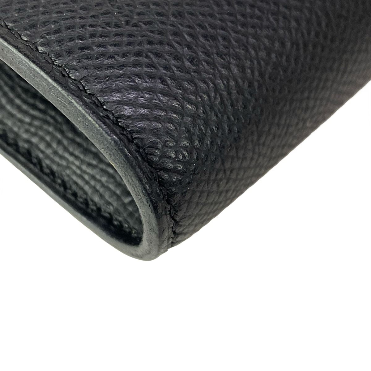 Hermes Wallet Constance Long to Go Black Gold — view 7