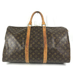 Louis Vuitton Boston Bag Keepall 50 Monogram Canvas Brown