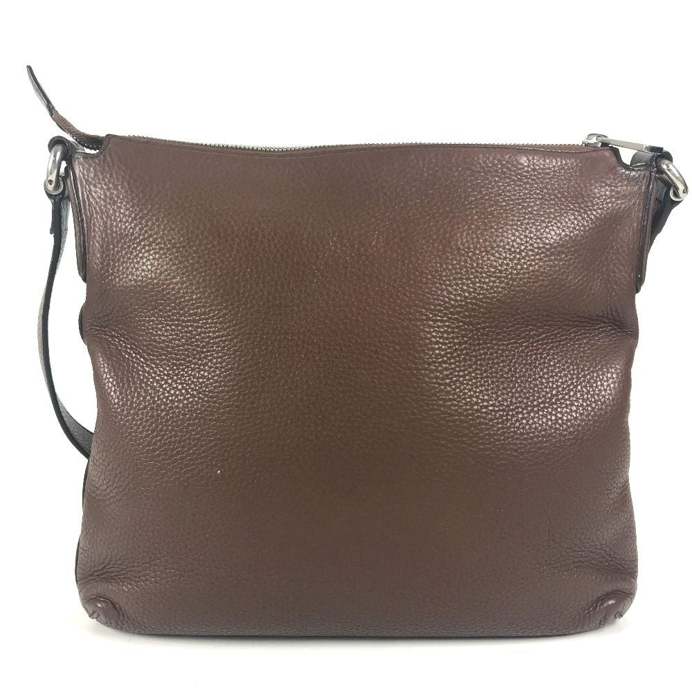 Gucci Shoulder Bag Interlocking G Logo Leather Brown — view 2