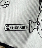 Hermes Scarf Carre 45 Silk 100% Caduse Rock — view 2
