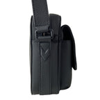 Louis Vuitton Shoulder Bag LV Aerogram Boarding Messenger Black Leather Cowhide — view 2