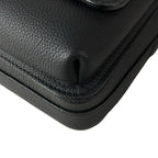 Louis Vuitton Shoulder Bag LV Aerogram Boarding Messenger Black Leather Cowhide — view 6
