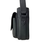 Louis Vuitton Shoulder Bag LV Aerogram Boarding Messenger Black Leather Cowhide — view 4