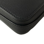 Louis Vuitton Shoulder Bag LV Aerogram Boarding Messenger Black Leather Cowhide — view 8