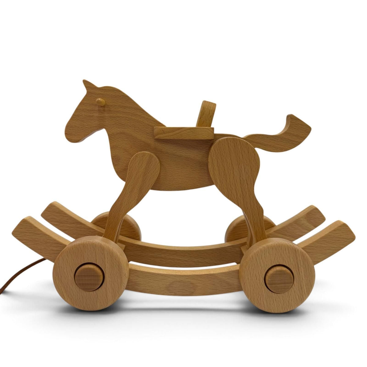 Hermes Spirit Natural Beech Leather Pulling Horse — view 3