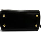Loewe Madrid Bag Small Supple Leather 2-Way Handbag Black — view 6
