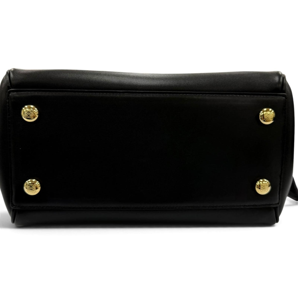 Loewe Madrid Bag Small Supple Leather 2-Way Handbag Black — view 6