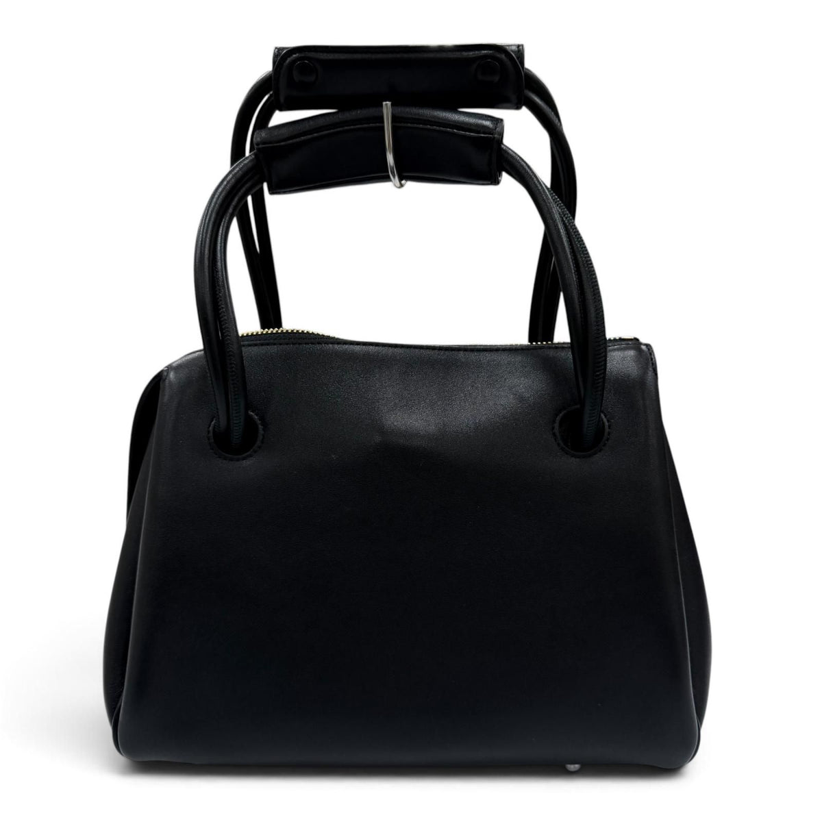 Loewe Madrid Bag Small Supple Leather 2-Way Handbag Black — view 4