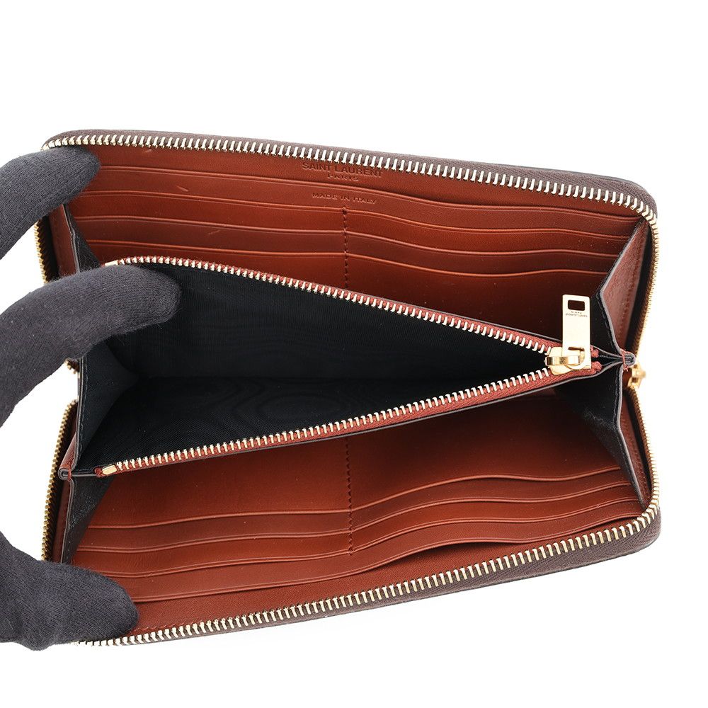 Saint Laurent Leather Paris Wallet — view 4
