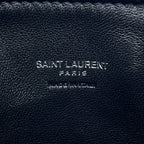 Saint Laurent Paris Pouch Puffy Small Case Black — view 7