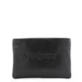 Saint Laurent Paris Pouch Puffy Small Case Black