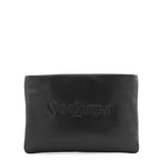 Saint Laurent Paris Pouch Puffy Small Case Black