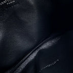 Saint Laurent Paris Pouch Puffy Small Case Black — view 6