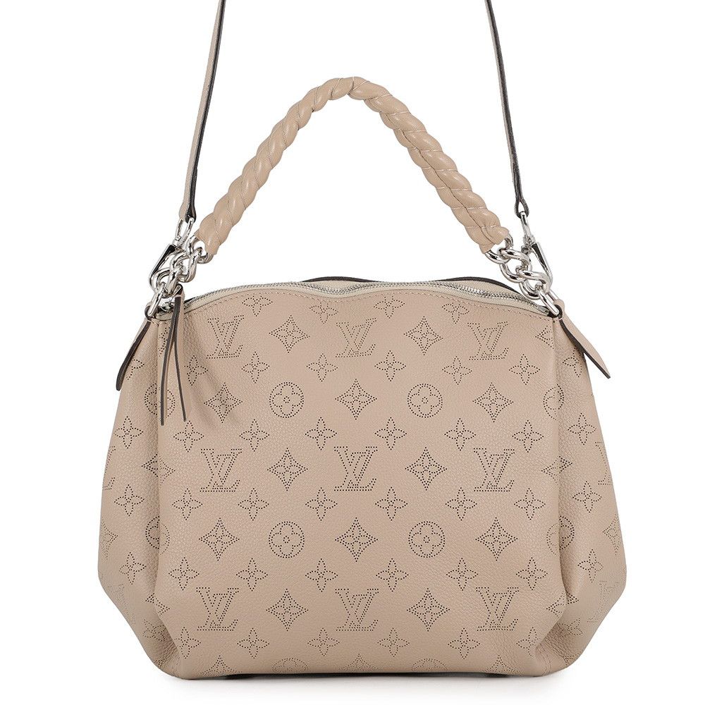 Louis Vuitton Shoulder Bag Monogram Mahina Babylon Chain BB