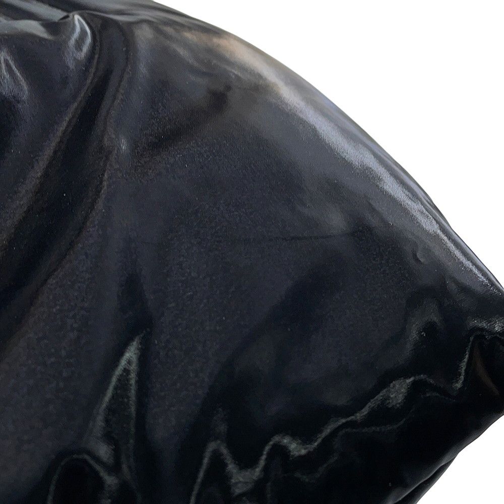 Saint Laurent Paris Tote Bag Wide Puffer Logo Shopping Black — view 7