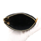 Saint Laurent Paris Coin Purse Sade Lambskin Wallet Black — view 4
