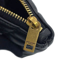 Saint Laurent Paris Coin Purse Sade Lambskin Wallet Black — view 7