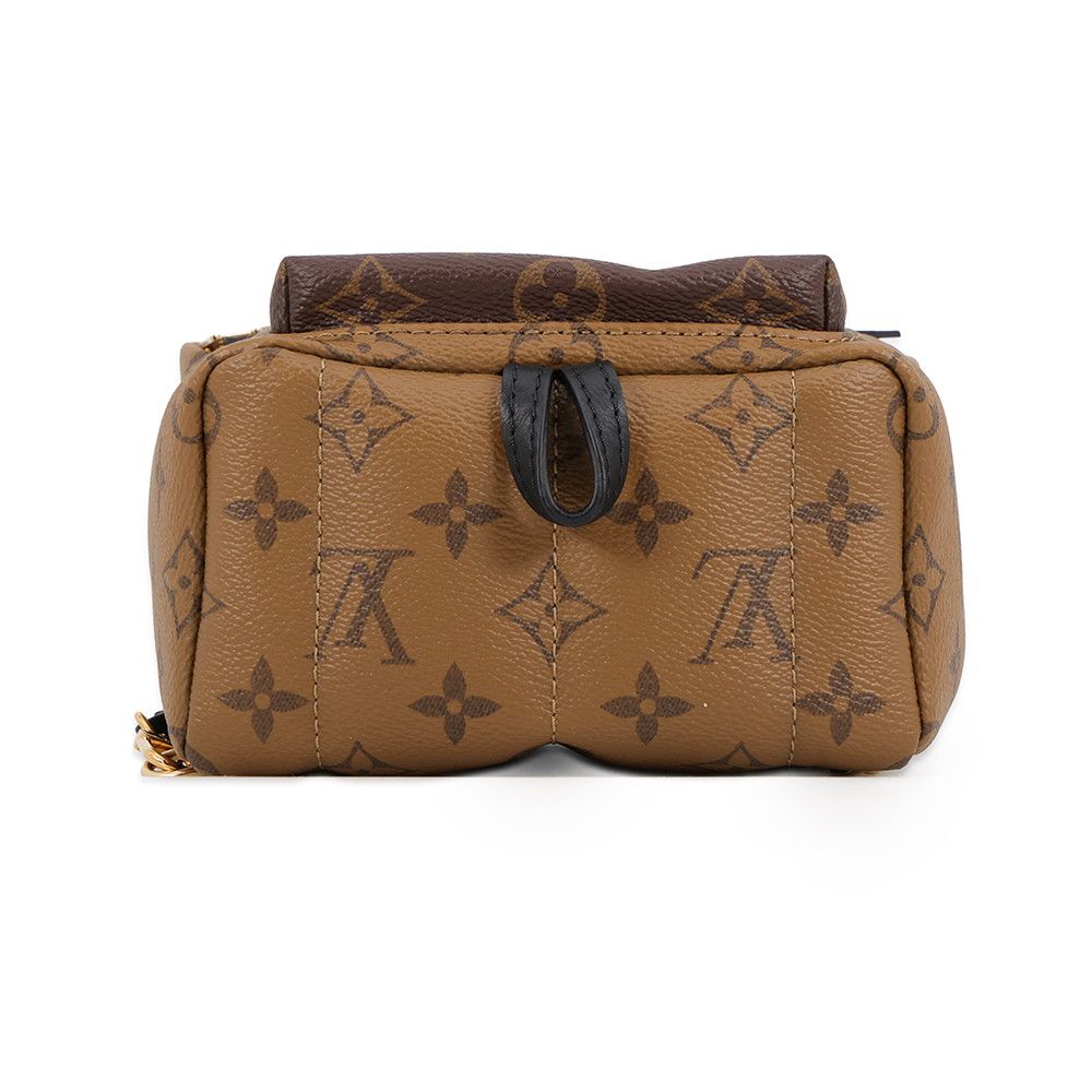 Louis Vuitton Backpack Monogram Reverse Palm Springs Mini Bag Black — view 3