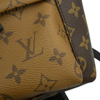 Louis Vuitton Backpack Monogram Reverse Palm Springs PM Black — view 6