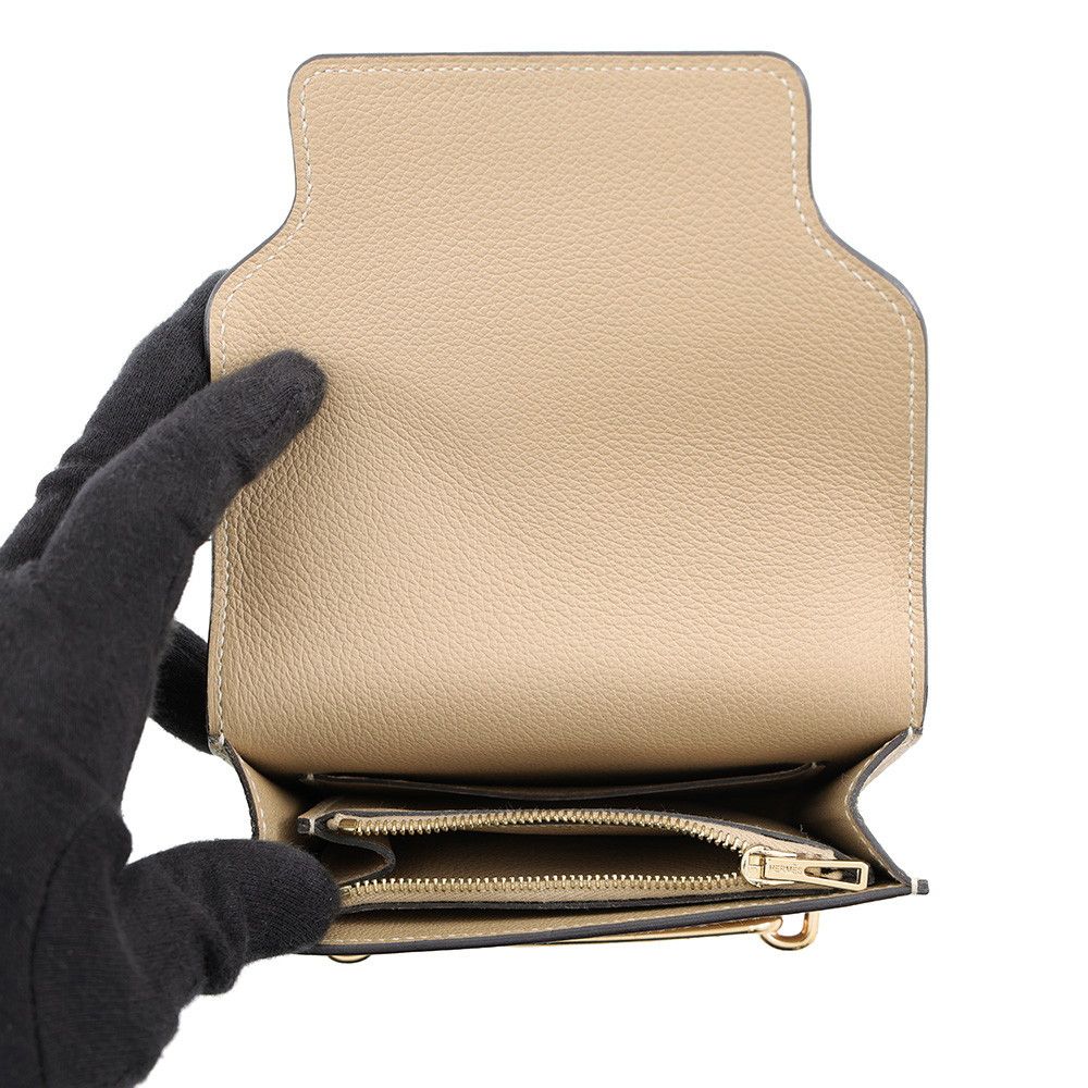 Hermes Wallet Roulis Slim Trench Gold Evercolor — view 5