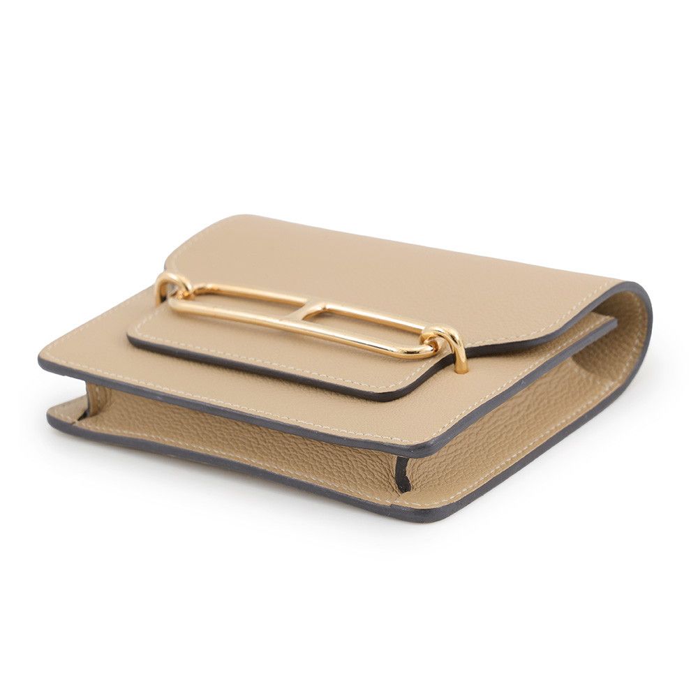 Hermes Wallet Roulis Slim Trench Gold Evercolor — view 2