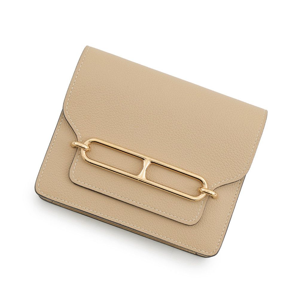 Hermes Wallet Roulis Slim Trench Gold Evercolor