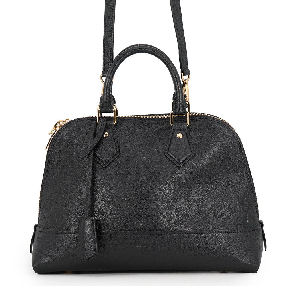 Louis Vuitton Monogram Empreinte Neo Alma PM 2-Way Shoulder Bag Black