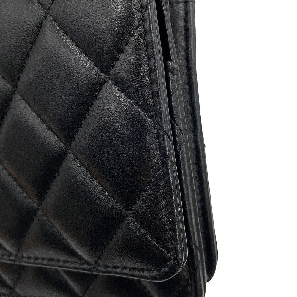 Chanel Chain Wallet Trendy CC Quilted CC Logo Lambskin Black Shoulder Bag — view 7