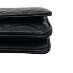 Chanel Chain Wallet Trendy CC Quilted CC Logo Lambskin Black Shoulder Bag — view 8
