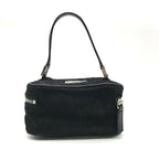 Fendi Calf Hair Mini Vanity Hand Black FF Logo Makeup Pouch — view 3