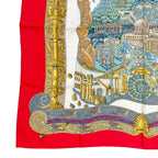 Hermes L'atlantide Scarf Silk Multicolor Carre 90 — view 5