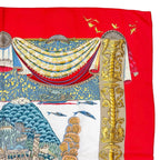 Hermes L'atlantide Scarf Silk Multicolor Carre 90 — view 4